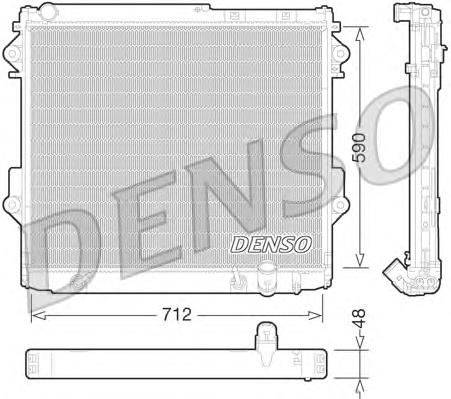 Chłodnica silnika Toyota 1640051040 cena, od 387,64 USD