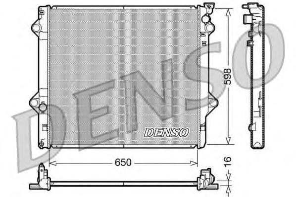 Chłodnica silnika Toyota 1640075550 cena, od 132,67 USD
