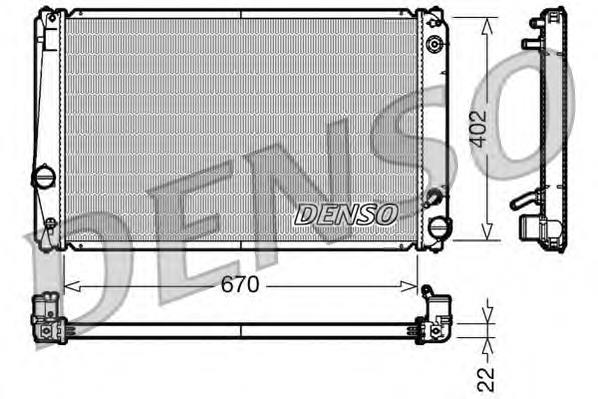 Chłodnica silnika Toyota 1640028590 cena, od 121,90 USD
