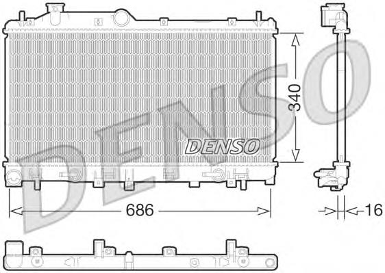 DRM36015 Denso Chłodnica silnika