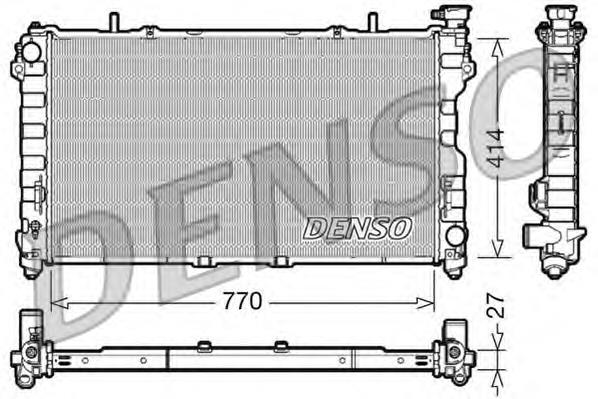 Chłodnica silnika Chrysler 4809168AC