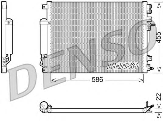 Chłodnica klimatyzacji Chrysler 5137693AA cena, od 112,92 USD