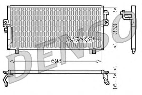 Chłodnica klimatyzacji Nissens FP50K265NS cena, od 61,29 USD