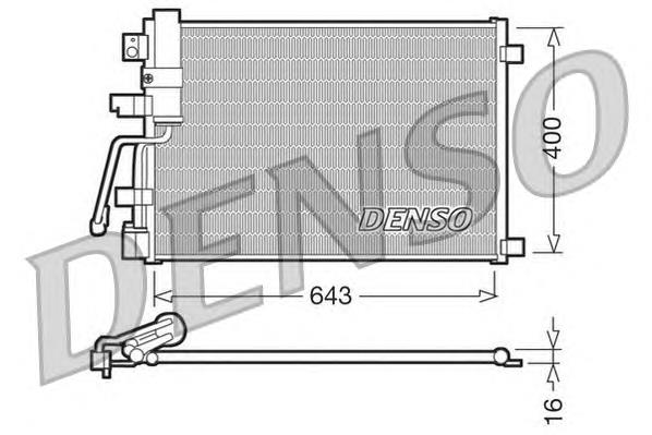 Do koszyka 92100JD700 Nissan/Infiniti Chłodnica klimatyzacji