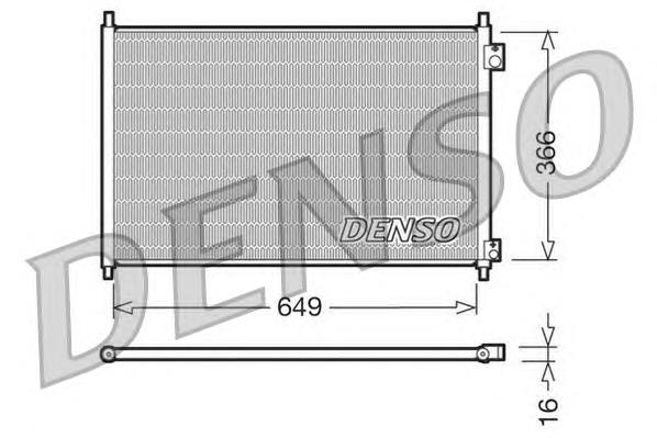 Chłodnica klimatyzacji Honda 80100S84A00 cena, od 85,72 USD