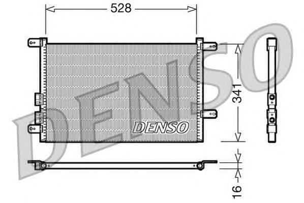 DCN01003 Denso Chłodnica klimatyzacji