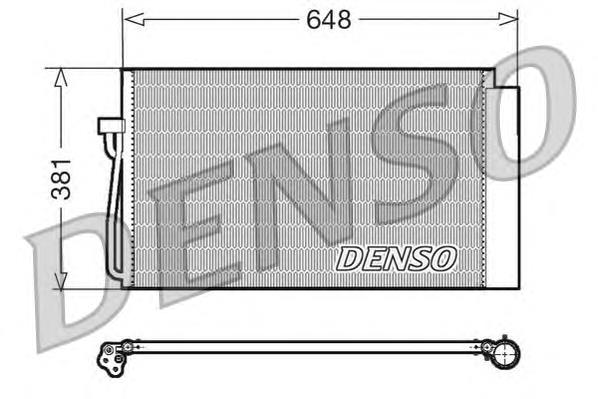 DCN05017 Denso chłodnica klimatyzacji