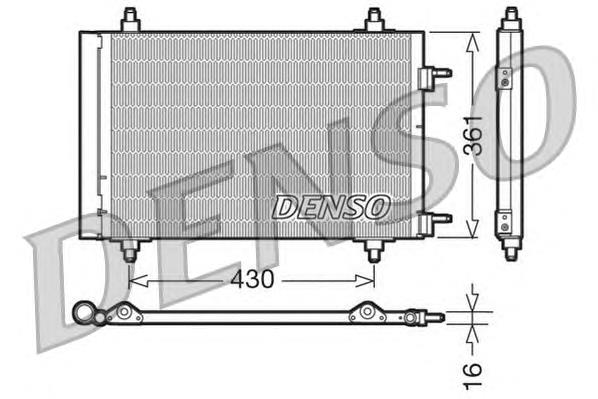 DCN07019 Denso Chłodnica klimatyzacji