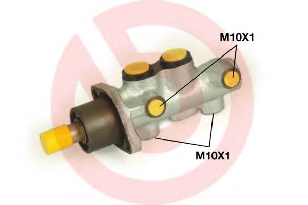 Główny cylinder hamulców Brembo M23025 cena, od 51,30 USD