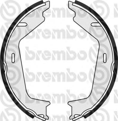 Klocki hamulca ręcznego Brembo S86511 cena, od 22,07 USD