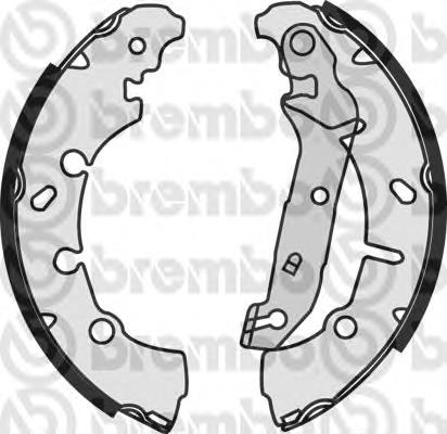 Klocki hamulcowe tylne bębnowe Brembo S24532 cena, od 25,53 USD
