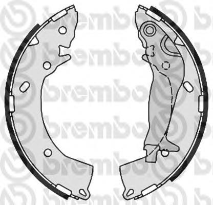 Klocki hamulcowe tylne bębnowe S30519 Brembo