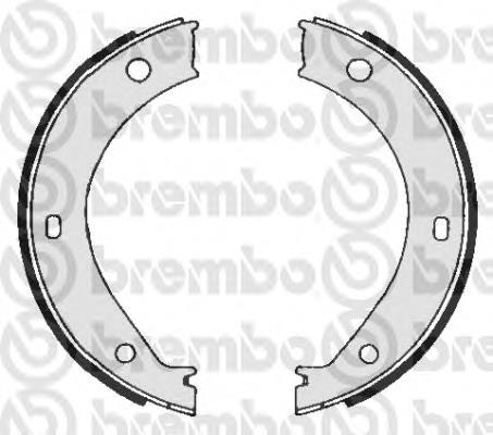 S06 503 Brembo klocki hamulca ręcznego