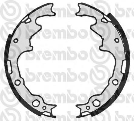 Klocki hamulcowe tylne bębnowe  S10502 Brembo