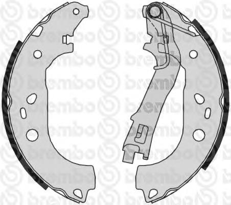 Klocki hamulcowe tylne bębnowe 4241P4 Peugeot/Citroen