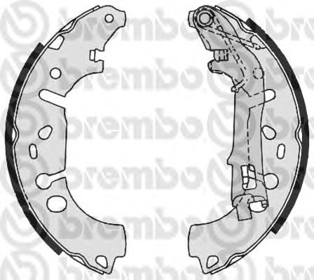 Klocki hamulcowe tylne bębnowe Brembo S23531 cena, od 30,60 USD