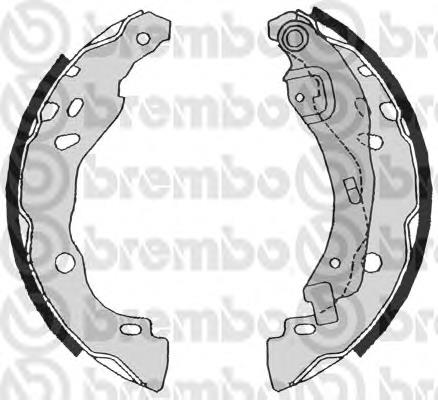 Klocki hamulcowe tylne bębnowe Brembo S68525 cena, od 26,84 USD
