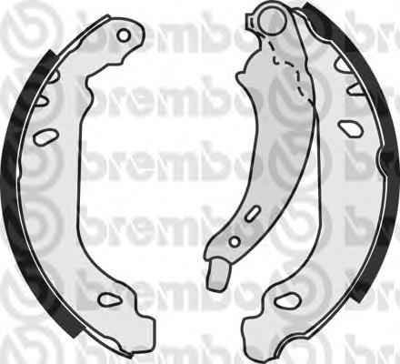 Klocki hamulcowe tylne bębnowe Brembo S61525 cena, od 22,36 USD