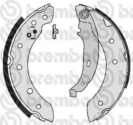 Klocki hamulcowe tylne bębnowe Brembo S61520 cena, od 25,41 USD