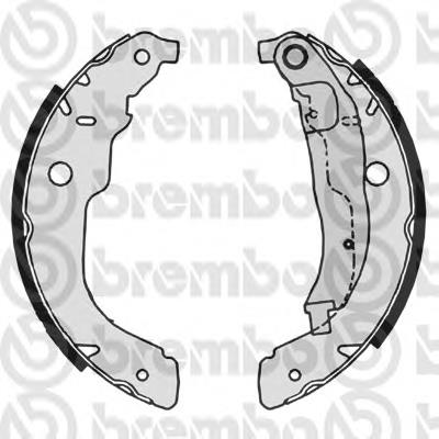 Klocki hamulcowe tylne bębnowe Brembo S61528 cena, od 28,34 USD