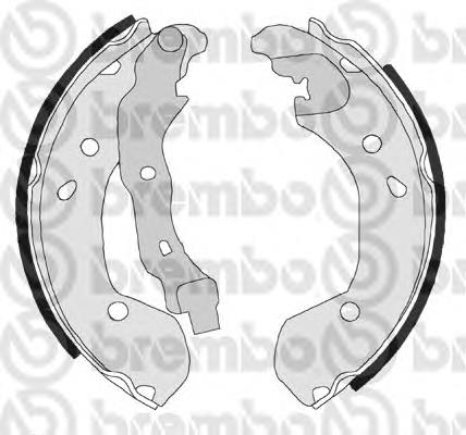 Klocki hamulcowe tylne bębnowe Brembo S56510 cena, od 26,64 USD