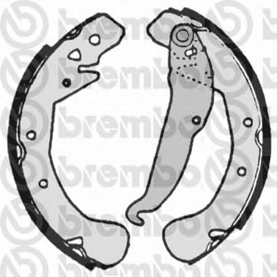 Klocki hamulcowe tylne bębnowe Brembo S59517 cena, od 27,05 USD