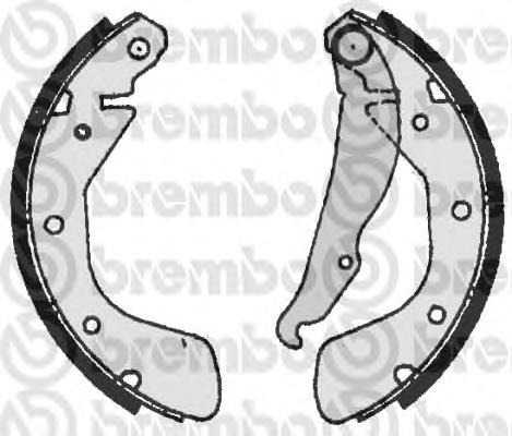 S59513 Brembo klocki hamulcowe tylne bębnowe