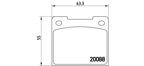 Okładziny (klocki) do hamulców tarczowych tylne Volvo 271667 cena, od 28,66 USD
