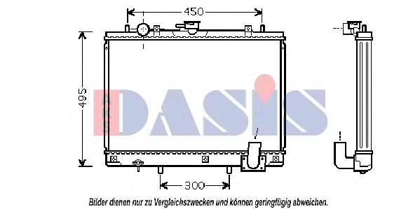 Chłodnica silnika Mitsubishi MR281023 cena, od 134,36 USD