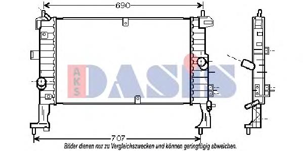 Chłodnica silnika 13148295 Opel