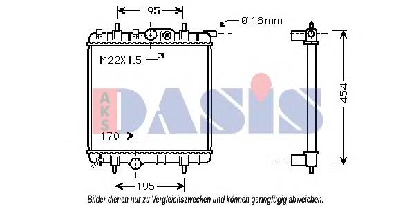 Chłodnica silnika 2115000802 Mercedes