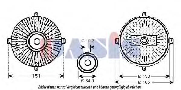 Sprzęgło wiskotyczne wentylatora chłodzenia Mercedes 1192000022 cena, od 62,52 USD