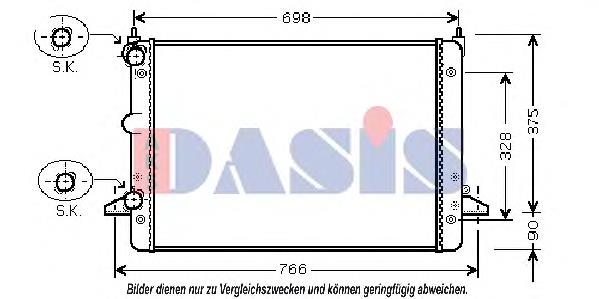 Chłodnica silnika Ford 1109232 cena, od 88,96 USD