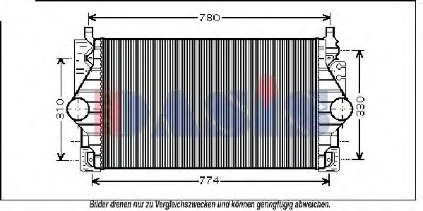 Chłodnica intercoolera VAG 7D0145805 cena, od 133,30 USD
