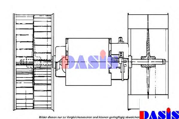 Silniczek wentylatora nagrzewnicy (ogrzewacza wnętrza) Mercedes A0008307908 cena, od 115,23 USD