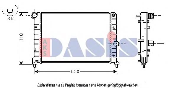 Chłodnica silnika Nissens 60058 cena, od 78,32 USD