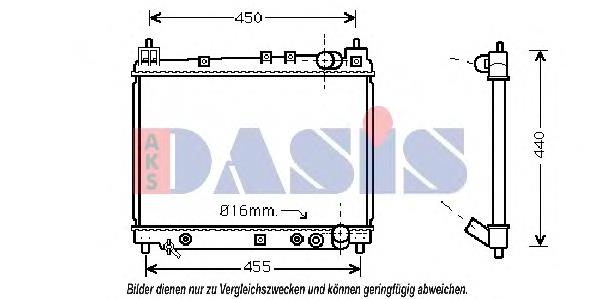 Do koszyka 1640021070 Toyota Chłodnica silnika
