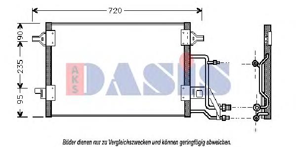 Chłodnica klimatyzacji AC352000S Mahle Original