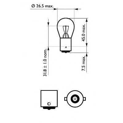 Żarówka 12498CP Philips