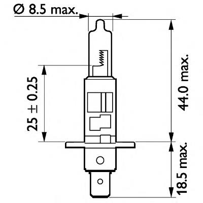 Do koszyka 13258MDC1 Philips Żarówka halogenowa