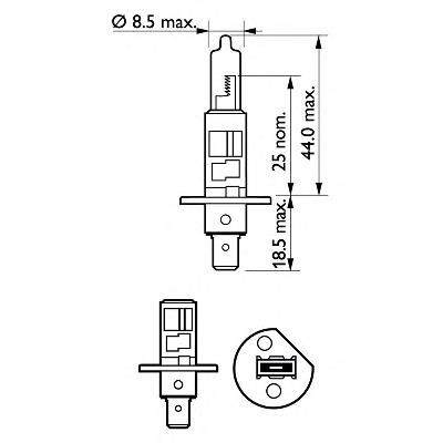 Żarówka halogenowa N0177612 VAG