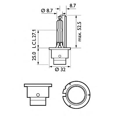 Do koszyka 42402VIC1 Philips Żarówka ksenonowa