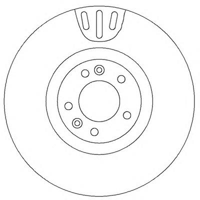 Tarcza hamulcowa przednia 09A08911 Brembo