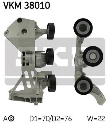 Napinacz paska napędowego SKF VKM38010