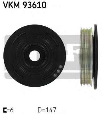 VKM93610 SKF koło pasowe wału korbowego