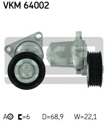 Napinacz paska napędowego VKM64002 SKF
