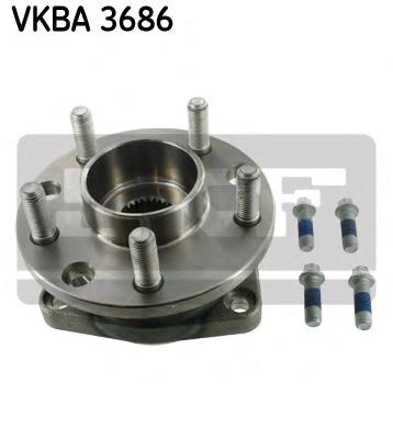 VKBA 3686 SKF piasta tylna