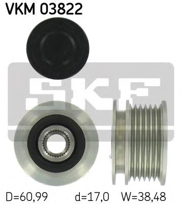 VKM 03822 SKF koło pasowe alternatora