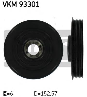 Koło pasowe wału korbowego SKF VKM93301 cena, od 69,41 USD