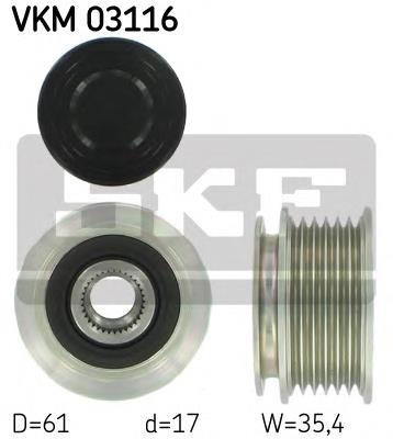 Koło pasowe alternatora LUK 535004110